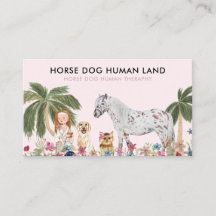 Botanische Palme Rosa PFERD HUND MENSCH THERAPIE