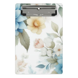 Botanische Pastelltafel Mini Klemmbrett