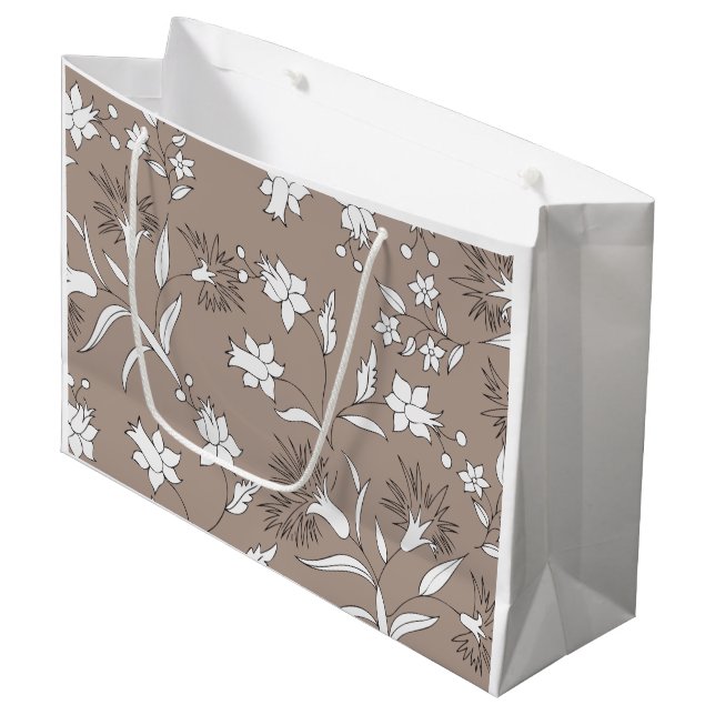 botanische Pflanze Große Geschenktüte (Vorderseite Schrägansicht)