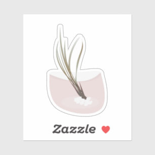Botanische Pflanze Tillandsia Terrarium Aufkleber