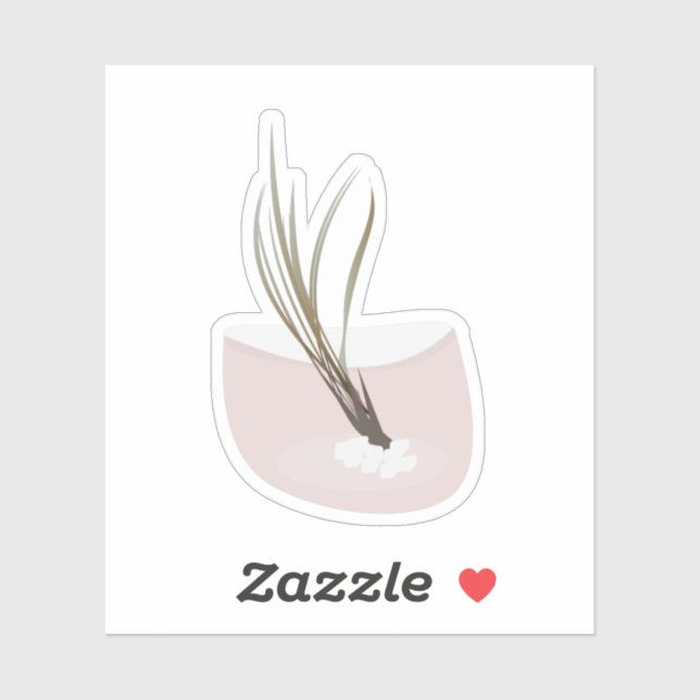 Botanische Pflanze Tillandsia Terrarium Aufkleber (Blatt)