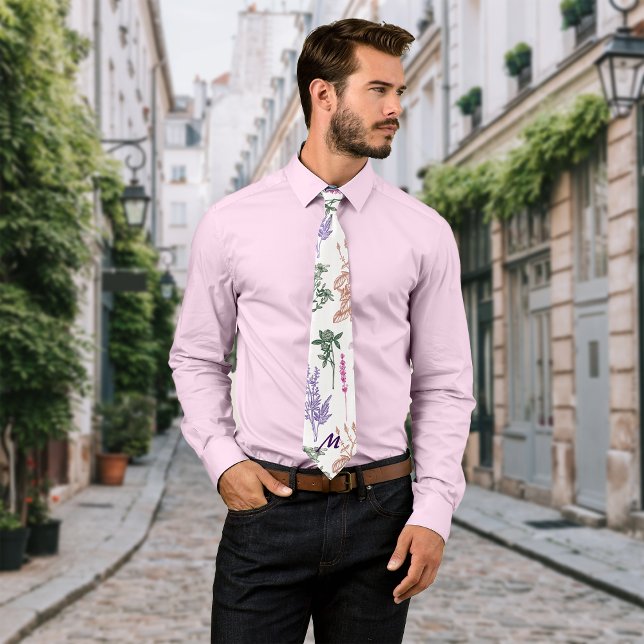 Botanische Pflanze Vintage Beatles personalisieren Krawatte (Von Creator hochgeladen)