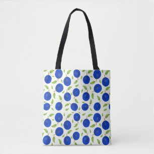 Botanische Pflaumen Kollektion Elfenbein Tasche