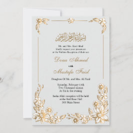 Botanische Pilzhochzeit Einladung