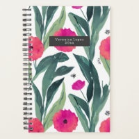 Botanische Poppies-Blumenmuster