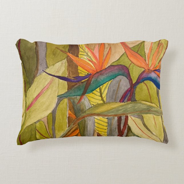 Botanische Print Akzent Pillow Dekokissen (Vorderseite)