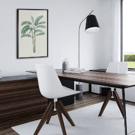 Botanische Printwerbung für antikes Wasser Poster