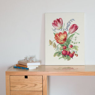Botanische Printwerbung für antikes Wasser Poster