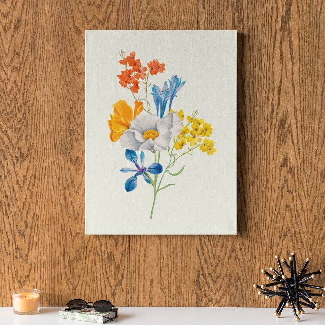 Botanische Printwerbung für antikes Wasser Poster (Antique Watercolor Botanical Print)