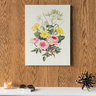 Botanische Printwerbung für antikes Wasser Poster