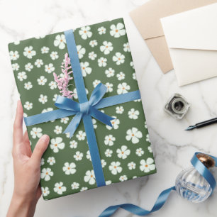 Botanische Punkte Geschenkpapier