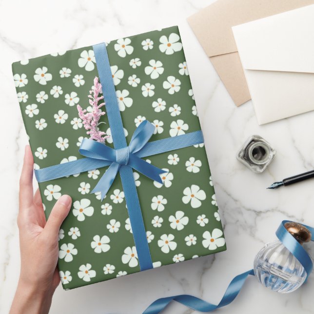 Botanische Punkte Geschenkpapier (Schenken)