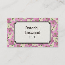 Botanische rosa mit Blumenpelargonie kundengerecht