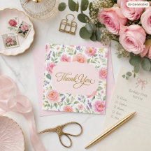 Botanische rosa Rosen Goldschrift