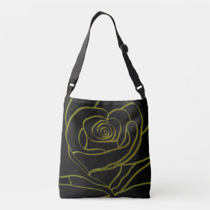 Botanische Rose Tote Tasche