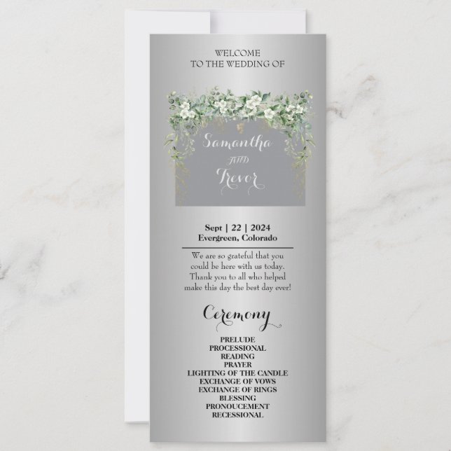 Botanische Ruhe: Eine florale Affäre mit Flachkart (Vorderseite)