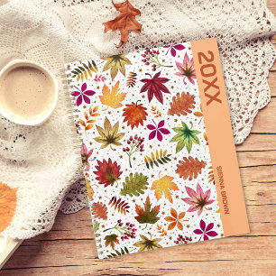 Botanische rustikale Herbstlaub Herbst Name Planne Planer