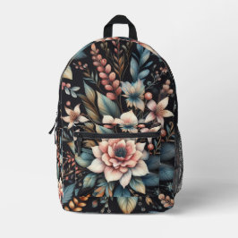 Botanische Schönheit Bedruckter Rucksack