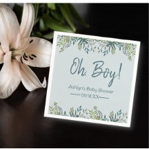 Botanische Schönheit! Benutzerdefinierte Babyparty