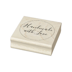 Botanische Schriftzeichen mit Liebe Gummistempel