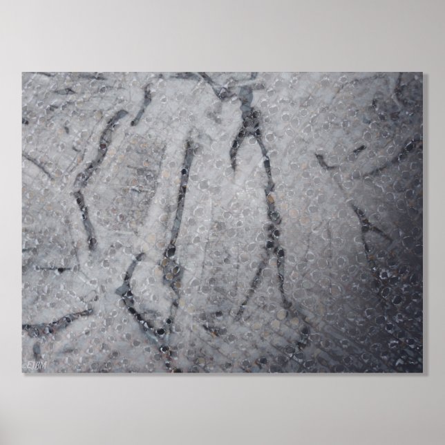 Botanische Silberfolie Foliendrucke (Vorderseite)