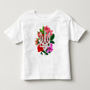 Botanische Stillzeit und ukrainische Trident-Trazu Kleinkind T-shirt