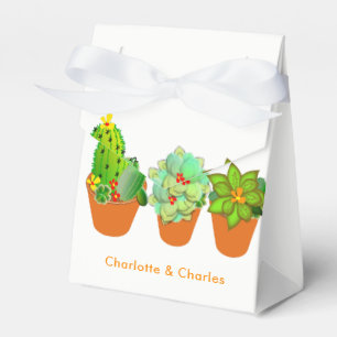 Botanische sukkuläre Pflanze Personalisiert Geschenkschachtel
