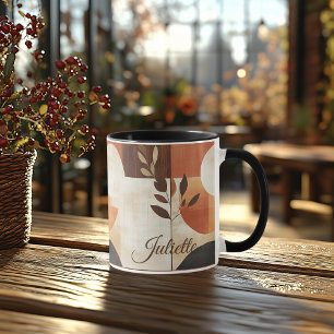 Botanische Tasse Herbst - Personalisierte Erdnatur