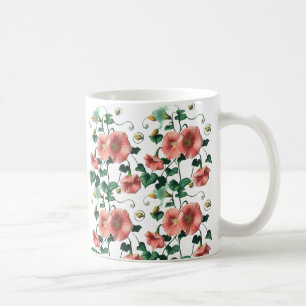 botanische Tasse, Tasse der blumengeschmückten Ker