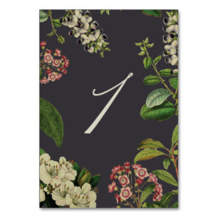 BOTANISCHE TISCHNUMMERN - GRAU