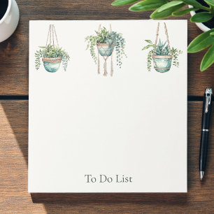 Botanische To-Do-Liste Notizblock