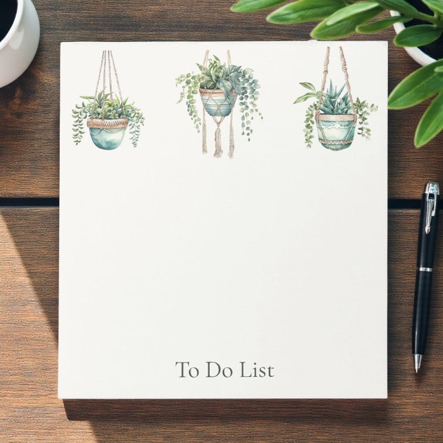Botanische To-Do-Liste Notizblock (Von Creator hochgeladen)