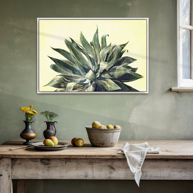 Botanische tropische Aquarellbilder Moderne verlie Fotodruck (Von Creator hochgeladen)