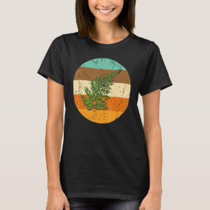 Botanische Vaskuläre Pflanze Grüne Blume T-Shirt