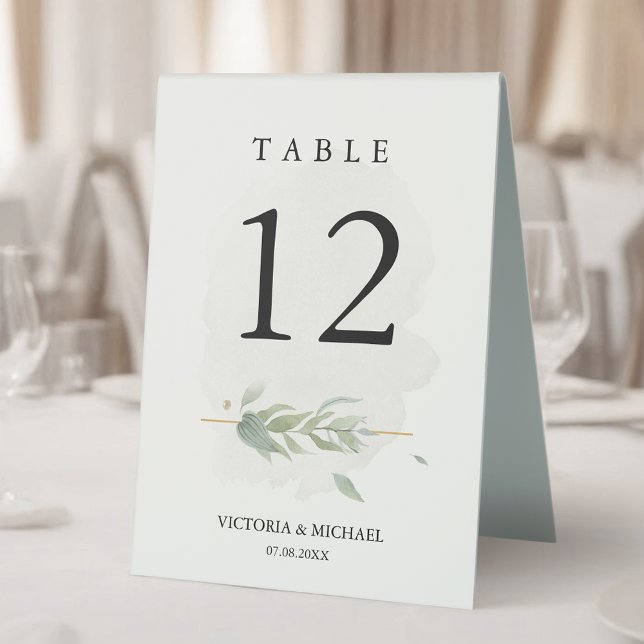 Botanische Vegetation Watercolor Tischaufsteller (Von Creator hochgeladen)