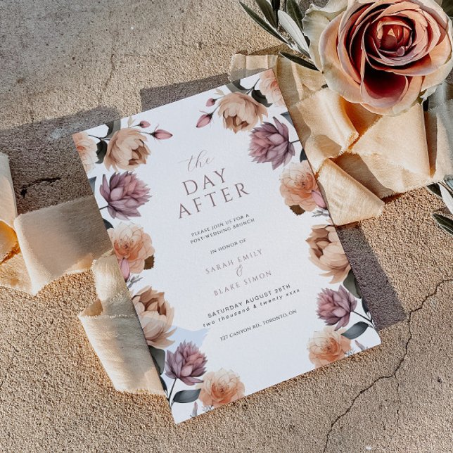 Botanische Wasserfarbe nach Hochzeitstag Einladung (Von Creator hochgeladen)