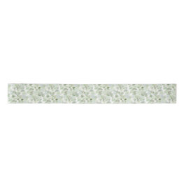 Botanische Wasserfarbe Satinband