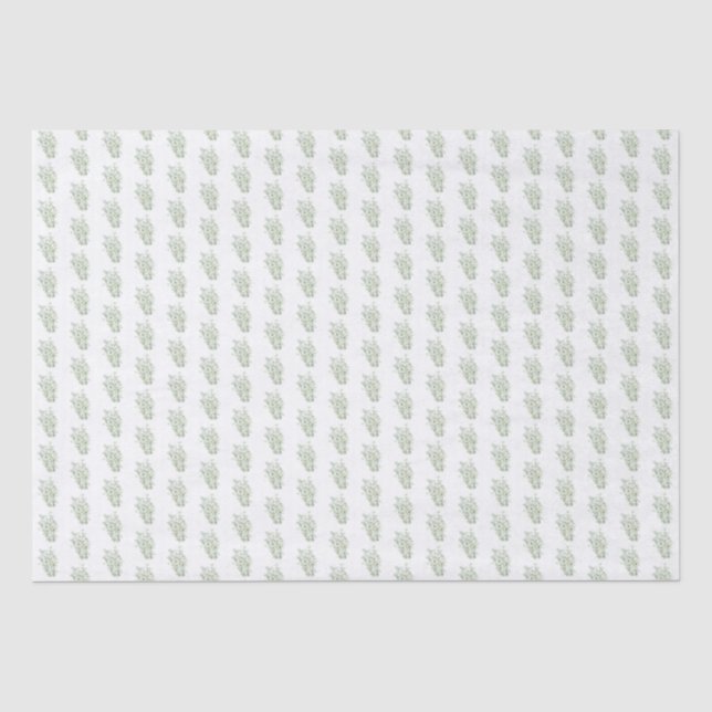 Botanische Wasserfarbe Seidenpapier (Vorderseite)