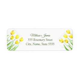 Botanische Wasserfarben Hochzeitsstipps-Rücksendea