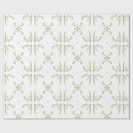Botanische Weihnachten Geschenkpapier