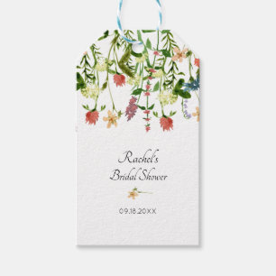 Botanische Wildblume Geschenkanhänger