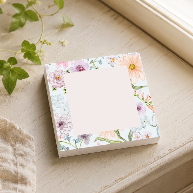 Botanische Wildblume Post-it Klebezettel (Von Creator hochgeladen)