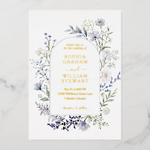 Botanische Wildblume Wasserfarben