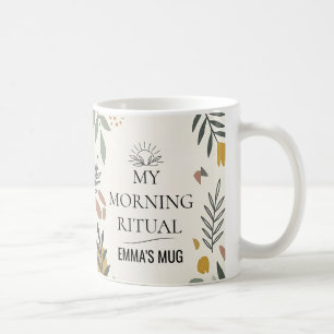Botanische Wildblumen-Vollumwicklung Kaffee Kaffeetasse