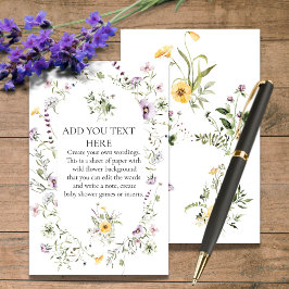 Botanische Wilde Blume blüht kundenspezifisches Bl