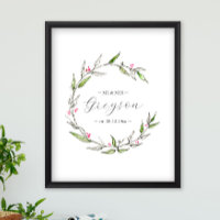 Botanische Winterhochzeit - Zeichen und Sake halte