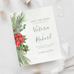 Botanische Winterlandschaft Save the Date