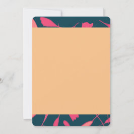 Botanische Wohnung Mitteilungskarte