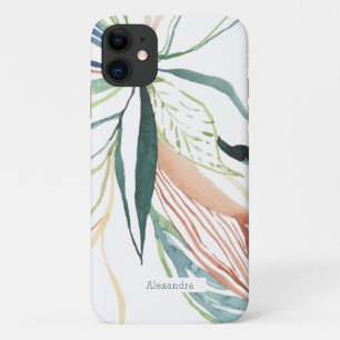 Botanischer Aquarell-Abstrakt individueller Telefo Case-Mate iPhone Hülle