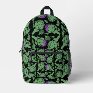 Botanischer Artischocken-Kunst-Wohndesign Bedruckter Rucksack